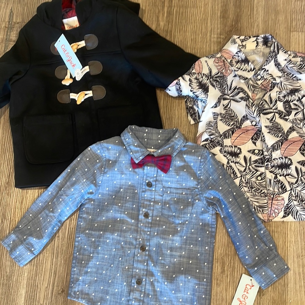 New 18m shirts and jacket